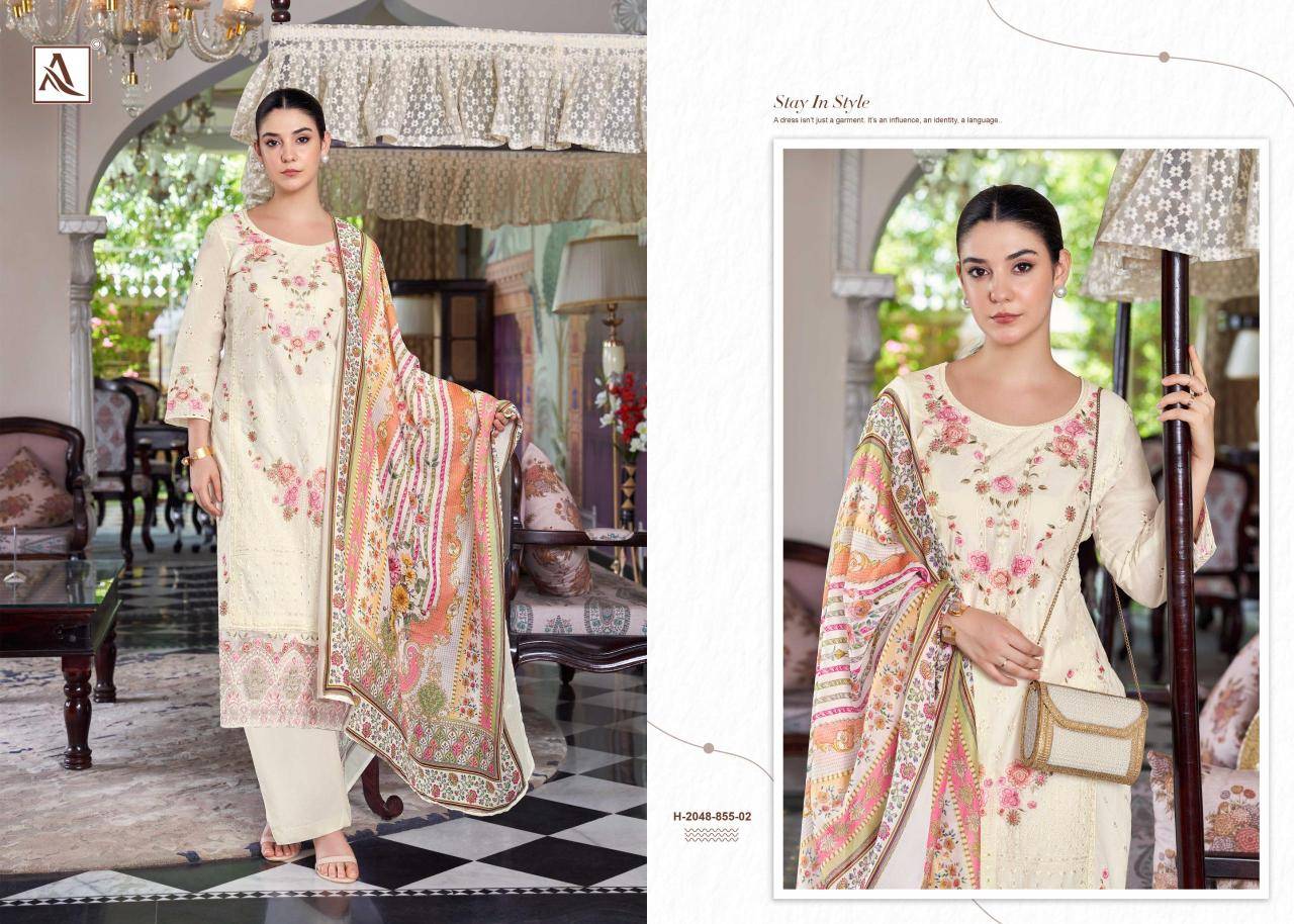 Alok suit the libas Dress materials wholesale price in hydrabad